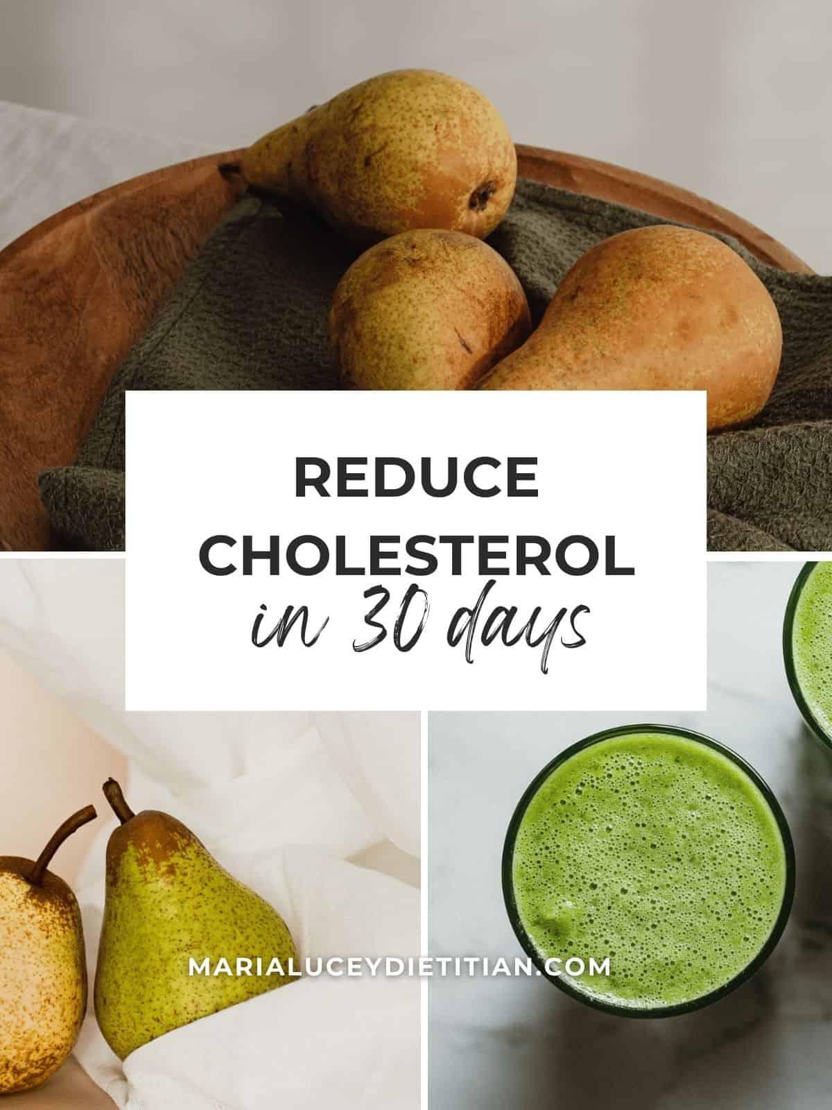 how to reduce cholesterol in 30 days