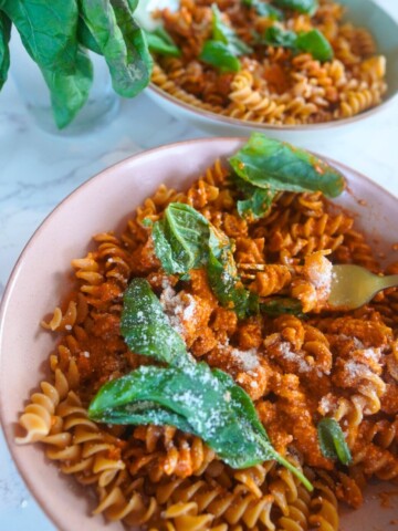 roasted red pepper pasta