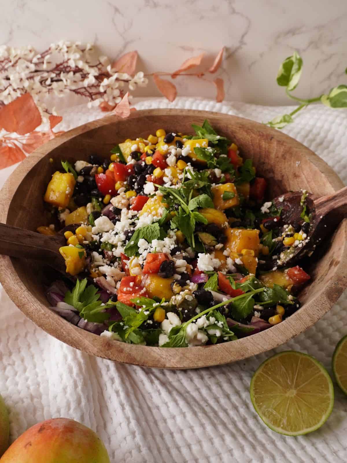 black bean and mango salad