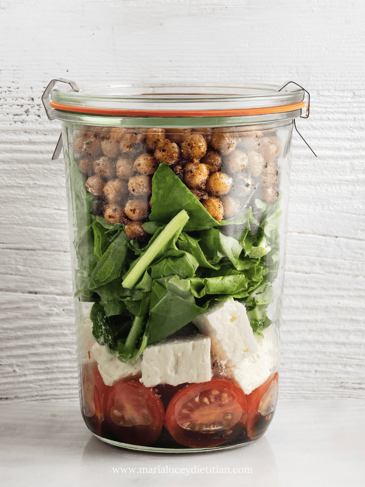 mason jar salad meal prep