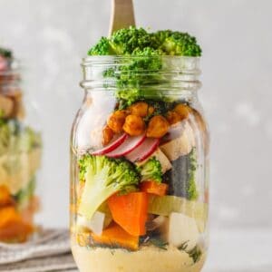 mason jar salad meal prep