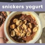 snickers yogurt