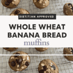 whole wheat banana bread muffins