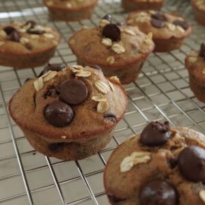 whole wheat banana bread muffins