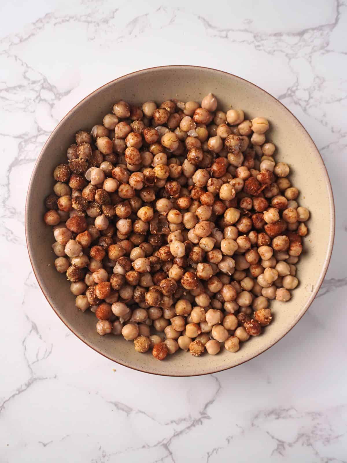 Mediterranean Roasted Chickpeas