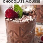 high protein chocolate mousse