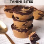 chocolate tahini bites