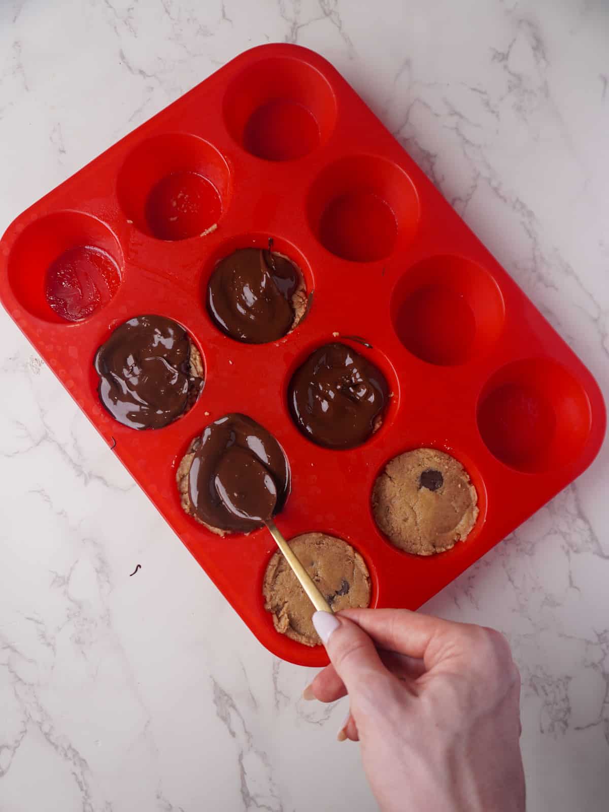 chocolate tahini cups