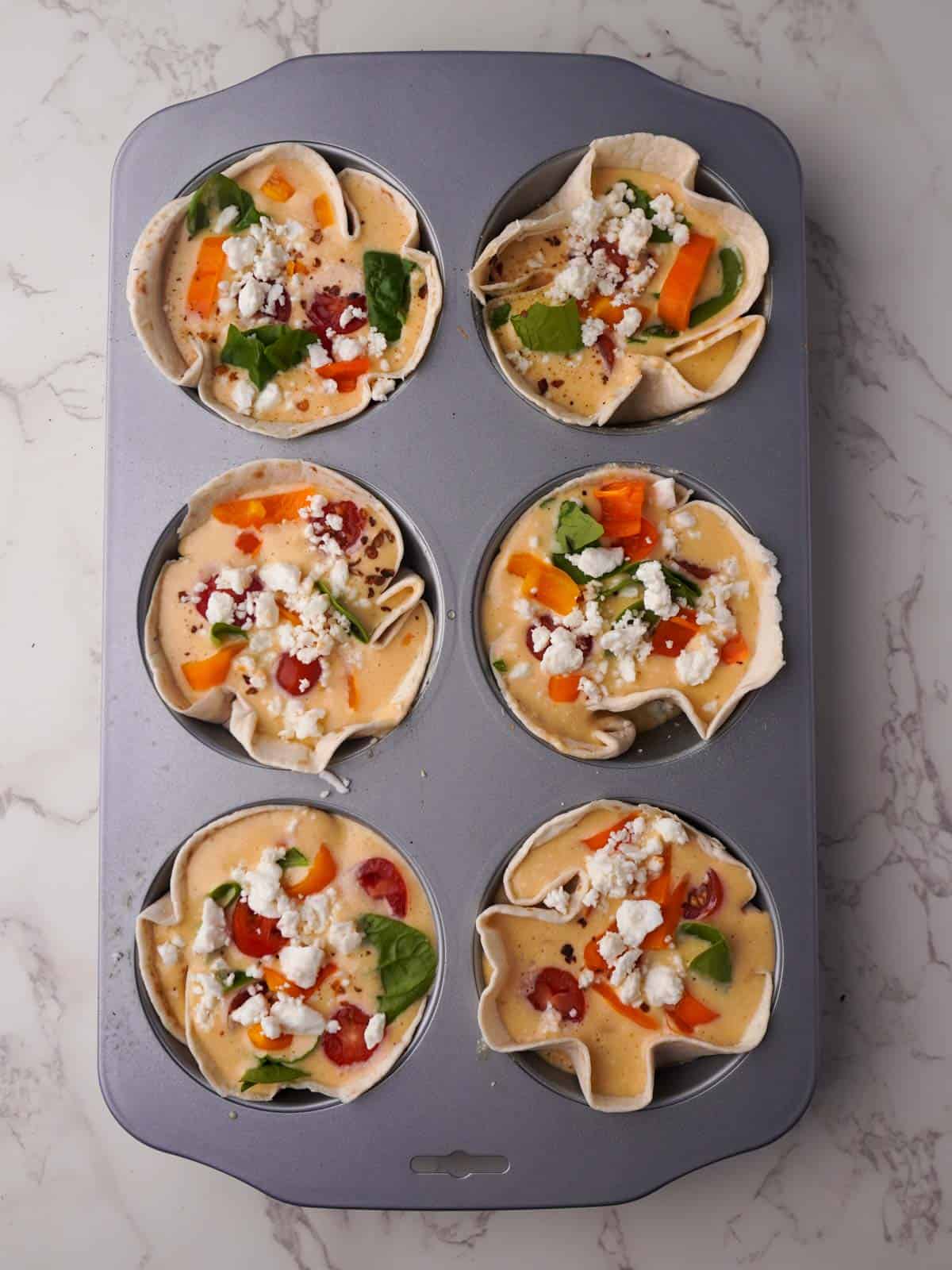 tortilla egg cups