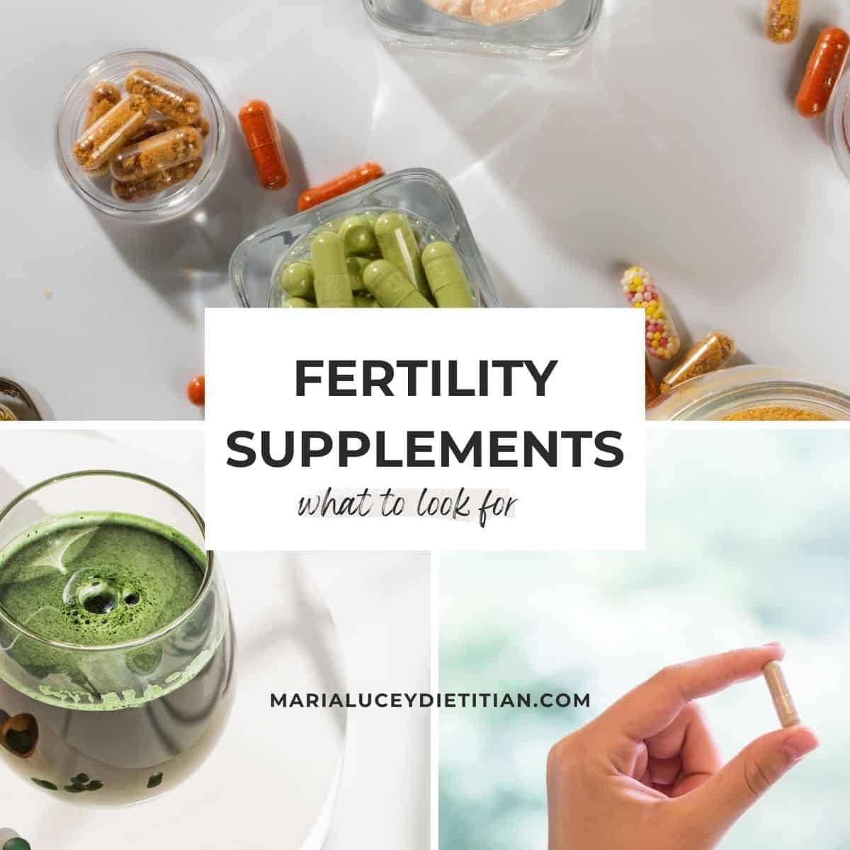 fertility supplements