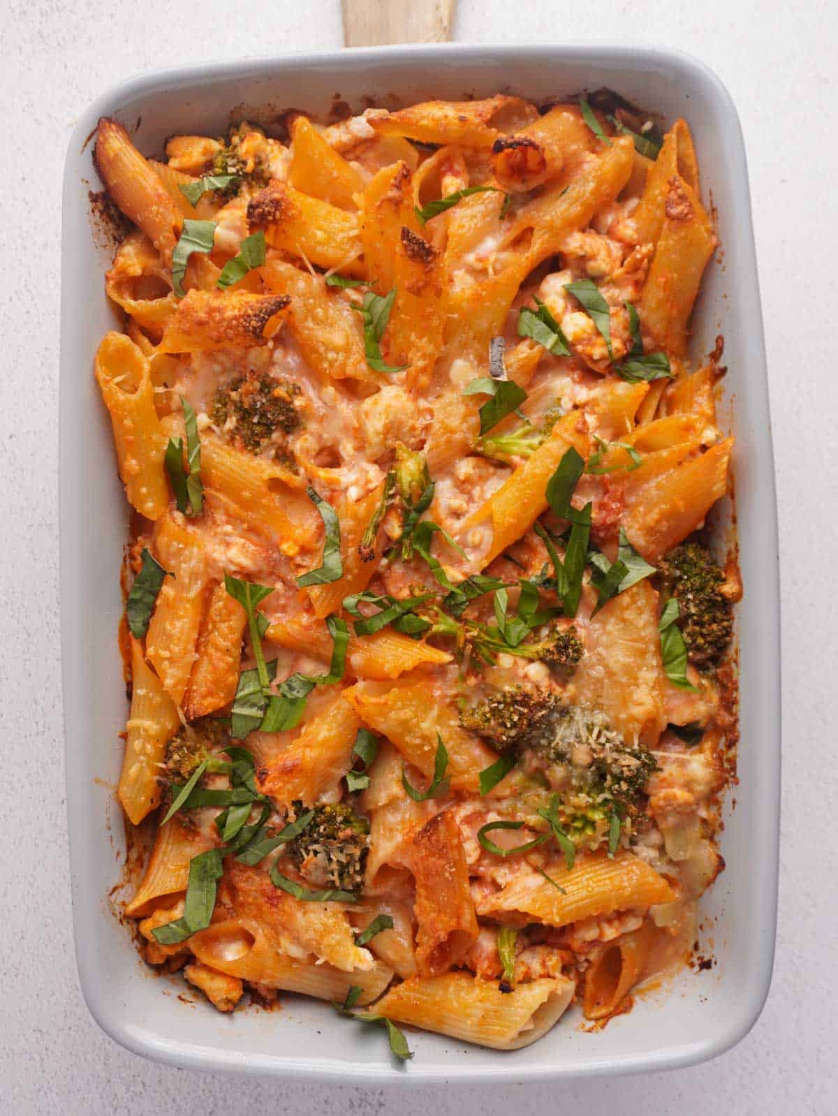  healthy cottage cheese pasta bake 